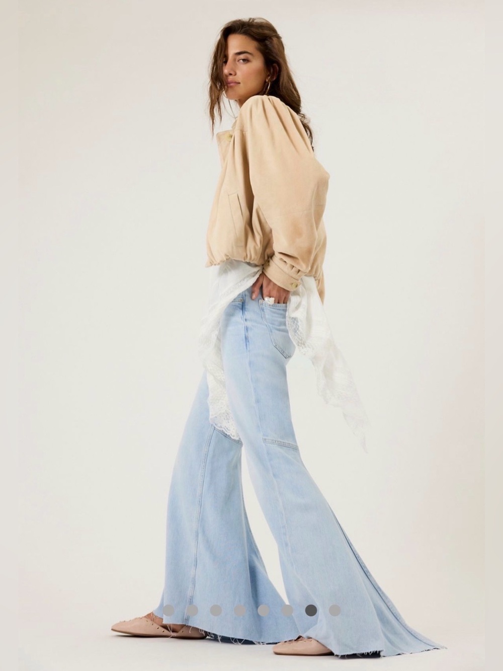 FREE PEOPLE We The Free Live Wire Flare Jeans NWT $128 MSRP